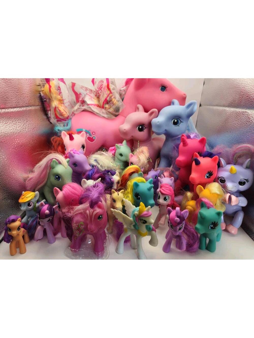 HUGE Lot Of 32 My Little Pony Assorted Vintage - Various Ages + 1 Large Fakie